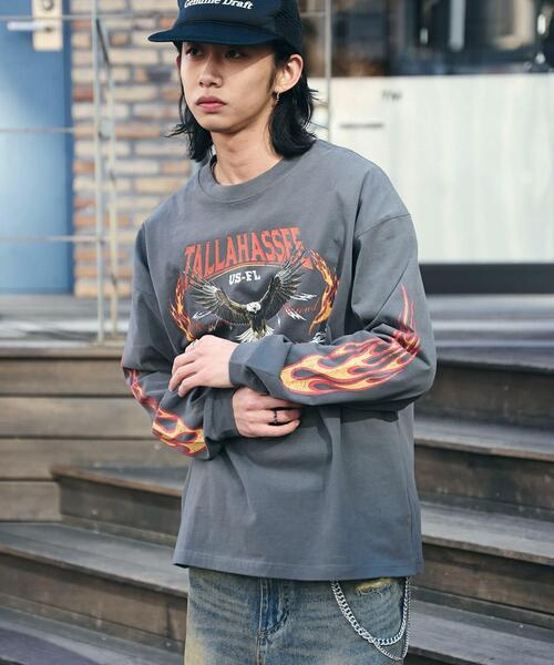 WEGO(ウィゴー)の「WEGO/ヴィンテージライクグラフィックロンT(Tシャツ/カットソー・メンズ・その他1/その他2/その他3/その他4・MEDIUM/LARGE)」の19枚目の写真