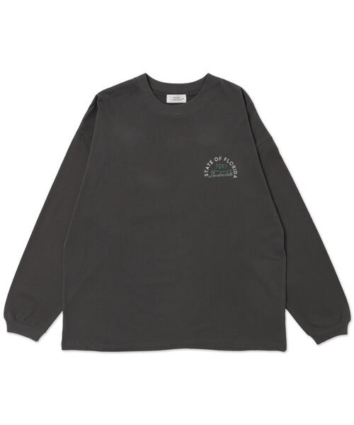 [WOOALONG]OG Semi-Loose ロング Tシャツ★新作・25SS★男女★ WOOALONG]OG Semi-Loose ロング Tシャツ☆新作・25SS☆男女