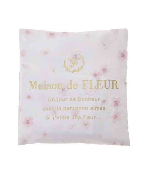Maison de FLEUR(メゾンドフルール)の「桜プリントエコバッグ(エコバッグ/サブバッグ・レディース・ライトピンク・FREE)」の6枚目の写真