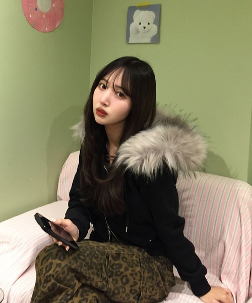 Judin(ジュディン)の「【選べる柄デニム】ポケット付き柄デニム / レオパード・迷彩【JD】(デニムパンツ・レディース・A/B・S/M)」の4枚目の写真