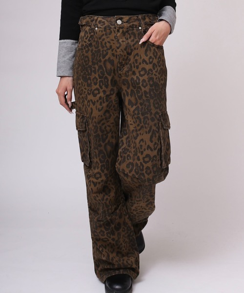 Judin(ジュディン)の「【選べる柄デニム】ポケット付き柄デニム / レオパード・迷彩【JD】(デニムパンツ・レディース・A/B・S/M)」の21枚目の写真