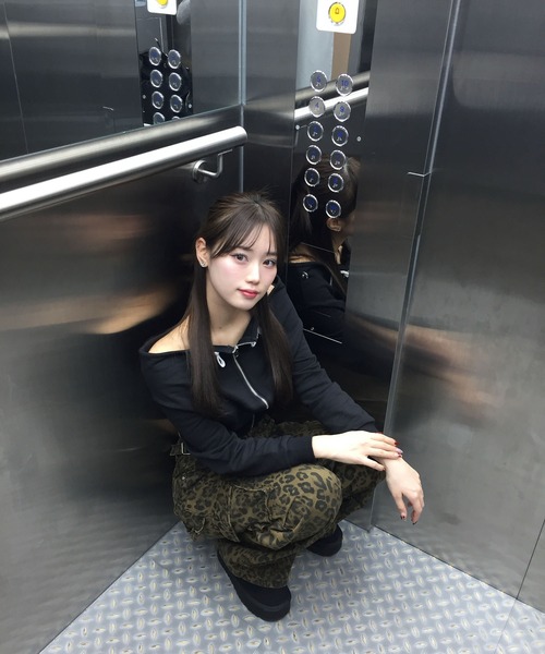 Judin(ジュディン)の「【選べる柄デニム】ポケット付き柄デニム / レオパード・迷彩【JD】(デニムパンツ・レディース・A/B・S/M)」の15枚目の写真