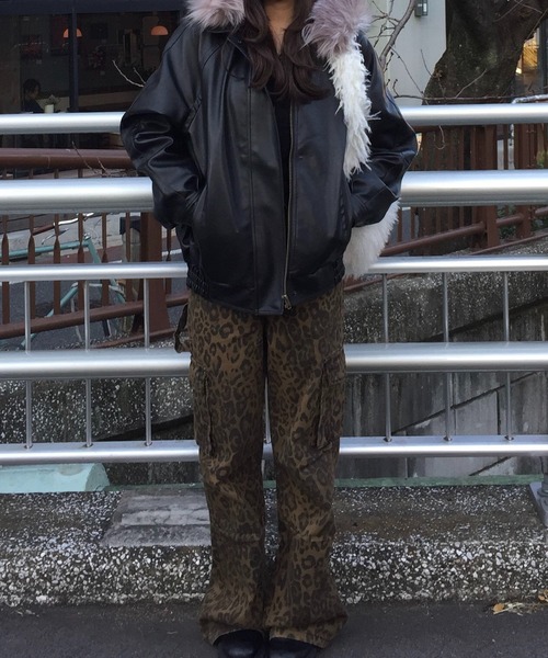 Judin(ジュディン)の「【選べる柄デニム】ポケット付き柄デニム / レオパード・迷彩【JD】(デニムパンツ・レディース・A/B・S/M)」の16枚目の写真