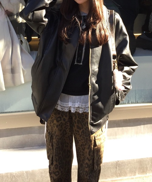 Judin(ジュディン)の「【選べる柄デニム】ポケット付き柄デニム / レオパード・迷彩【JD】(デニムパンツ・レディース・A/B・S/M)」の17枚目の写真