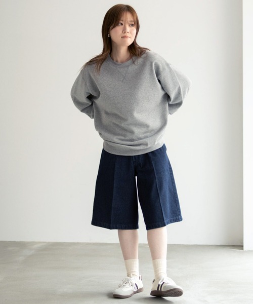 Dickies(ディッキーズ)の「DICKIES サイドポケットワイドハーフパンツ(デニムパンツ・メンズ・インディゴブルー/ベージュ/ブラック/チャコールグレー/ブラック系その他/ダークグリーン・M/L/XL)」の18枚目の写真