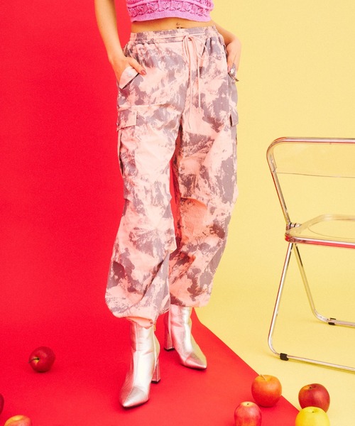 tie dye like cargo pants - タイダイカーゴパンツ -