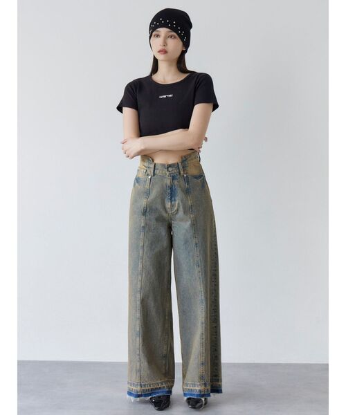 MURUA（ムルーア）の「スタッズビーニー（ニットキャップ/ビーニー・レディース・ブラック・FREE）」の6枚目の写真