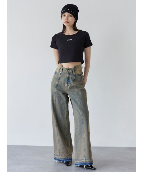 MURUA（ムルーア）の「スタッズビーニー（ニットキャップ/ビーニー・レディース・ブラック・FREE）」の8枚目の写真