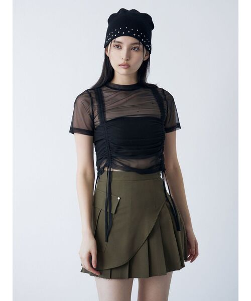 MURUA（ムルーア）の「スタッズビーニー（ニットキャップ/ビーニー・レディース・ブラック・FREE）」の11枚目の写真