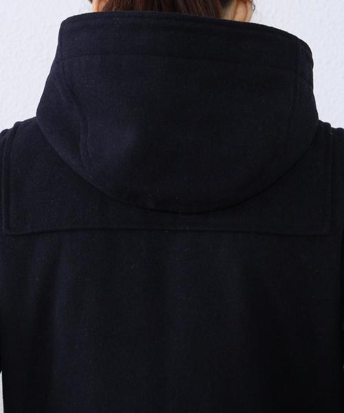 coen（コーエン）の「メルトンロングダッフルコート◆（ダッフルコート・レディース・ベージュ/ネイビー・LARGE/MEDIUM）」の9枚目の写真