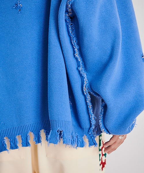 DISCOVERED（ディスカバード）の「BONE KNIT（ニット/セーター・メンズ・ブラック/グレー/グリーン・SMALL/LARGE）」の13枚目の写真