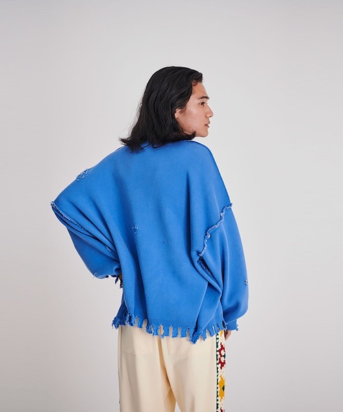 DISCOVERED（ディスカバード）の「BONE KNIT（ニット/セーター・メンズ・ブラック/グレー/グリーン・SMALL/LARGE）」の7枚目の写真