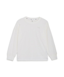 PUMA プーマ ウィメンズ ESS MX キャット ロゴ リラックス 長袖 Tシャツ