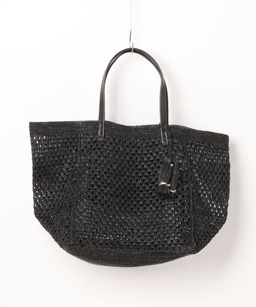 Rivel(リヴェル)の「【Rabarany】かごバッグ ラフィア素材 トートバッグ メッシュ ハンドメイド(かごバッグ・レディース・ダークブラウン/ナチュラル/ブラック・FREE)」の22枚目の写真