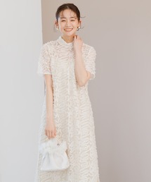 極美品✨kaeneドレス  お呼ばれ 結婚式 ワンピース レース レディース kaene ドレス 「結婚式・パーティ」「SHIPS別注」kaene:コード