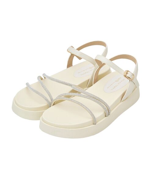 ♡送料関税込♡The Attico サンダル The Attico Grid スタッズ サンダル | シルバートーン | FARFETCH JP
