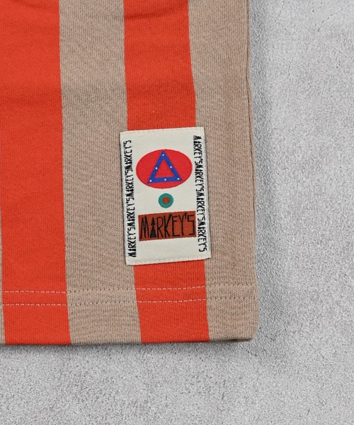 MARKEY'S(マーキーズ)の「ミニ裏毛ストライプワイドタックハーフパンツ(その他パンツ・キッズ・ブラック/イエロー/パープル/レッド・80/90/100/110/120/130/140/150)」の8枚目の写真