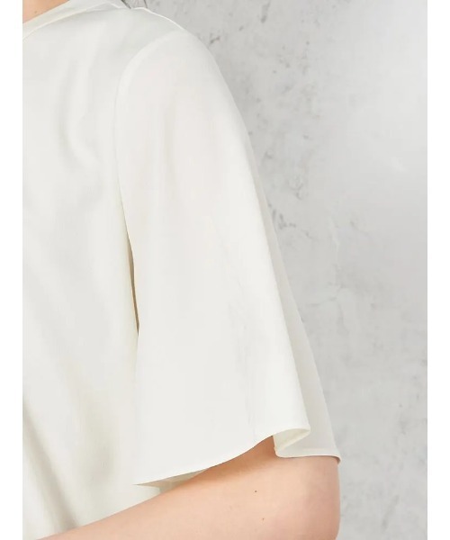 HARUYAMA(ハルヤマ)の「【ウォッシャブル】5分袖 2WAYバー取り外しブラウス UVカット 透けにくい 無地 SOFFICE 春夏(シャツ/ブラウス・レディース・ベージュ/イエロー/オフホワイト・S/LL/L/M)」の10枚目の写真