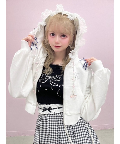 tシャツ キラキラリボンプリンセスちびTE レディース キラキラリボンプリンセスちびTE - Ank Rouge(アンクルージュ)の