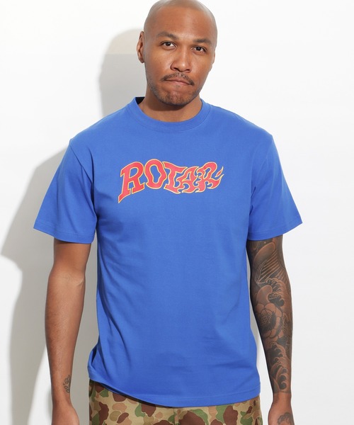 ROTAR(ローター)の「Fire LOGO Tee(Tシャツ/カットソー・メンズ・ブラック/ホワイト/グリーン系その他/ロイヤルブルー・SMALL/MEDIUM/LARGE/X-LARGE)」の6枚目の写真