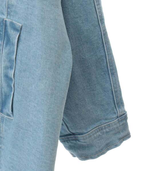 MELROSE claire（メルローズ クレール）の「ノーカラージャケット（ノーカラージャケット・レディース・サックスブルー/インディゴブルー・FREE）」の11枚目の写真