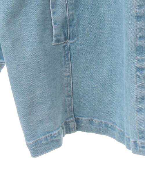 MELROSE claire（メルローズ クレール）の「ノーカラージャケット（ノーカラージャケット・レディース・サックスブルー/インディゴブルー・FREE）」の12枚目の写真