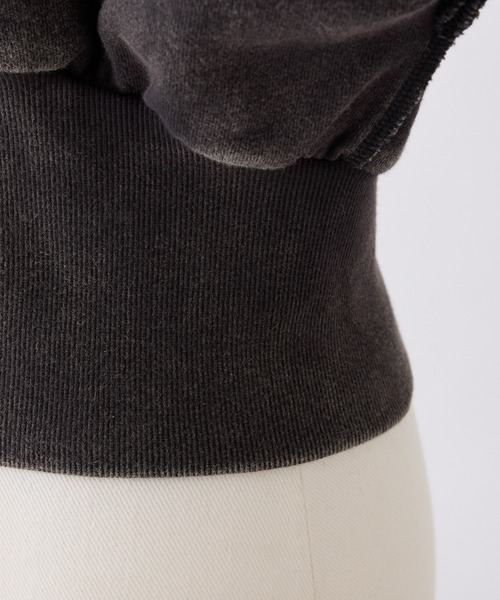 one after another NICE CLAUP（ワンアフターアナザーナイスクラップ）の「セットアップ対応/裏毛ダブルジップパーカー（パーカー・レディース・オフホワイト/スミクロ/杢グレー/カーキ・FREE）」の14枚目の写真