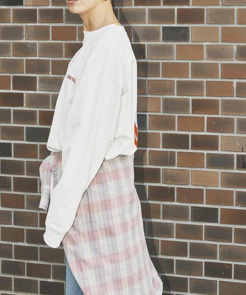 URBAN RESEARCH(アーバンリサーチ)の「551蓬莱×UR LONG-SLEEVE T-SHIRTS(Tシャツ/カットソー・メンズ・チャコールグレー/ブラック/レッド/オフホワイト/ネイビー・MEDIUM/X-LARGE/LARGE/SMALL)」の10枚目の写真