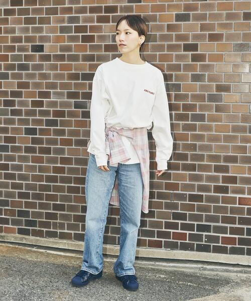 URBAN RESEARCH(アーバンリサーチ)の「551蓬莱×UR LONG-SLEEVE T-SHIRTS(Tシャツ/カットソー・メンズ・チャコールグレー/ブラック/レッド/オフホワイト/ネイビー・MEDIUM/X-LARGE/LARGE/SMALL)」の12枚目の写真