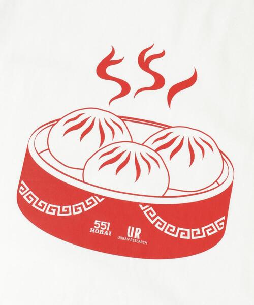 URBAN RESEARCH(アーバンリサーチ)の「551蓬莱×UR LONG-SLEEVE T-SHIRTS(Tシャツ/カットソー・メンズ・チャコールグレー/ブラック/レッド/オフホワイト/ネイビー・MEDIUM/X-LARGE/LARGE/SMALL)」の14枚目の写真