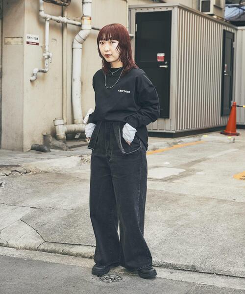 URBAN RESEARCH(アーバンリサーチ)の「551蓬莱×UR LONG-SLEEVE T-SHIRTS(Tシャツ/カットソー・メンズ・チャコールグレー/ブラック/レッド/オフホワイト/ネイビー・MEDIUM/X-LARGE/LARGE/SMALL)」の12枚目の写真