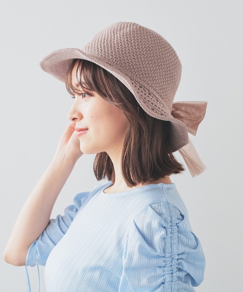 HONEYS - ハニーズ honeys 帽子 麦わら帽子 ハット レディース