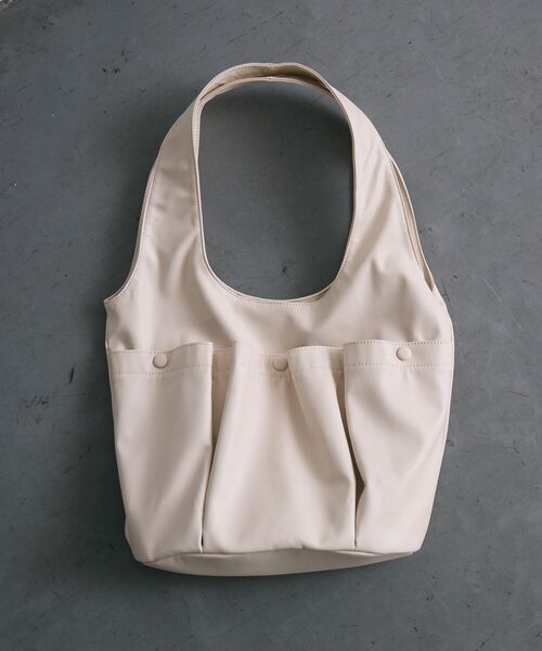 RETRO GIRL（レトロガール）の「3ポケットトートバッグ（トートバッグ・レディース・ブラック/ナチュラル/ブラウン・ONE SIZE）」の11枚目の写真