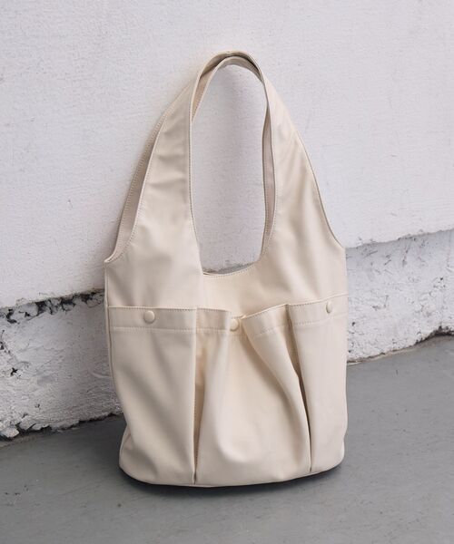 RETRO GIRL（レトロガール）の「3ポケットトートバッグ（トートバッグ・レディース・ブラック/ナチュラル/ブラウン・ONE SIZE）」の19枚目の写真