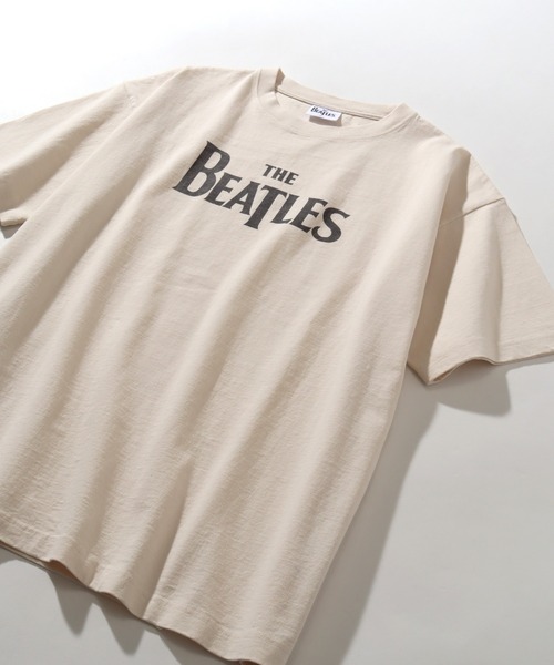 THE BEATLES ザ ビートルズ ロゴピグメントTシャツ VENCE EXCHANGE｜THE BEATLES ザ ビートルズ ロゴピグメントT