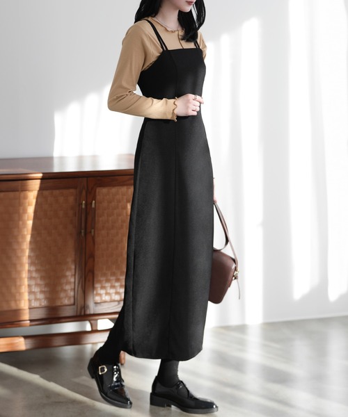 SUNFLOWER EIGHT（サンフラワーエイト）の「2wayメロウロングスリーブ（Tシャツ/カットソー・レディース・ライトグレー/ベージュ/オフホワイト/ブラック・FREE）」の7枚目の写真