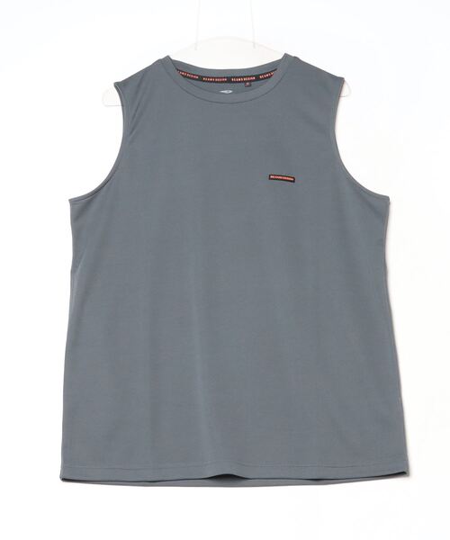TIGORA by BEAMS DESIGN(ティゴラバイビームスデザイン)の「ティゴラ ビームス TIGORA BEAMS ドライメッシュノースリーブTシャツ(Tシャツ/カットソー・メンズ・カーキ/ブラック/グレー・M/L/LL/3L)」の2枚目の写真
