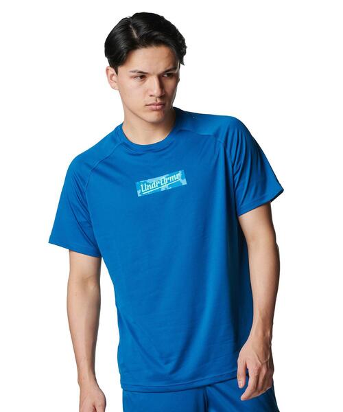 UNDER ARMOUR(アンダーアーマー)の「UAテック グラフィック ショートスリーブ Tシャツ(ベースボール/メンズ)(Tシャツ/カットソー・メンズ・ブルー系・2XL/M/XL/S/L/3XL)」の1枚目の写真
