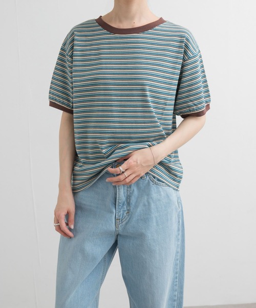 セール】『一部別注カラー』STAR&STRIPE MULTI RINGER T-SHIRTS