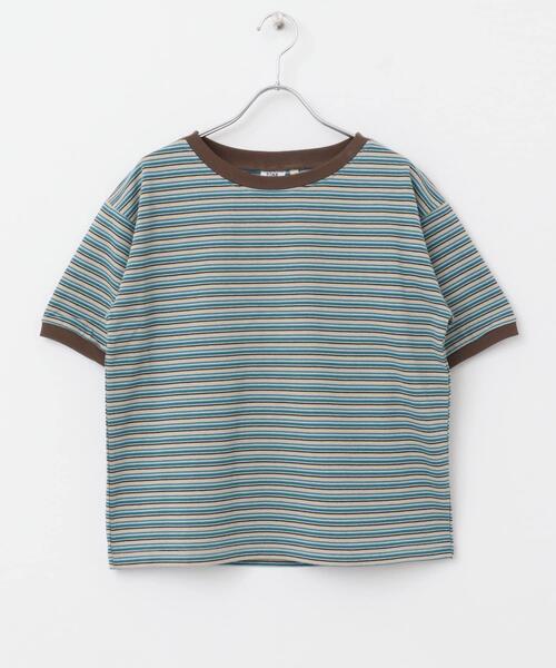 STAR&STRIPE(スターアンドストライプ)の「MULTI RINGER TEE(Tシャツ/カットソー・レディース・ブラウン系その他/グレー系その他/ブルー系その他・MEDIUM)」の7枚目の写真