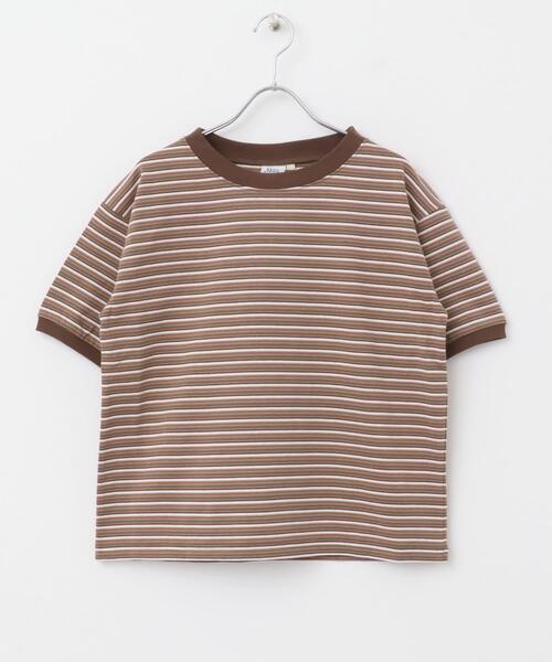 STAR&STRIPE(スターアンドストライプ)の「MULTI RINGER TEE(Tシャツ/カットソー・レディース・ブラウン系その他/グレー系その他/ブルー系その他・MEDIUM)」の12枚目の写真