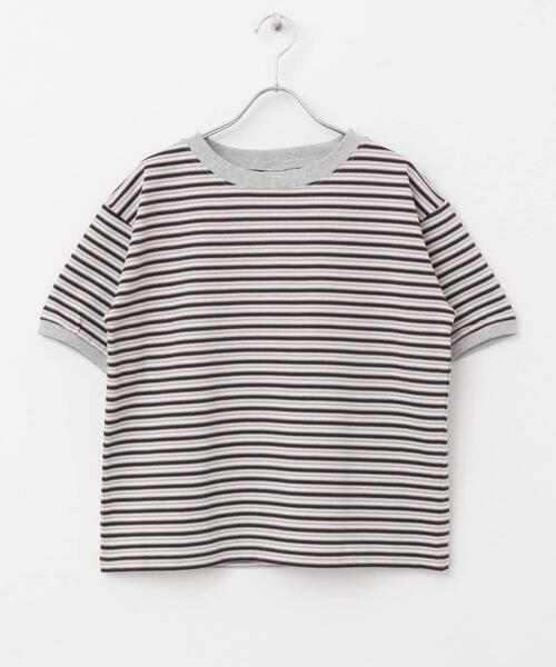 STAR&STRIPE(スターアンドストライプ)の「MULTI RINGER TEE(Tシャツ/カットソー・レディース・ブラウン系その他/グレー系その他/ブルー系その他・MEDIUM)」の17枚目の写真
