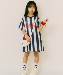 10C REPIPI（ジューシーレピピ）の「【10C REPIPI】【HELLO KITTY】ユニフォームワンピース（ワンピース・キッズ）」