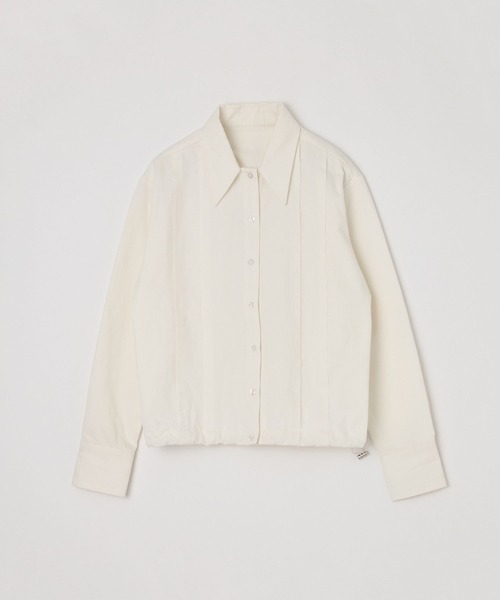 BEEDEN（ビーデン）の「SWITCHING SHIRT（シャツ/ブラウス・レディース・ホワイト/ネイビー/ブラウン・FREE）」の4枚目の写真