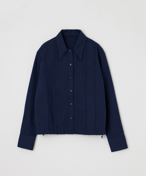 BEEDEN（ビーデン）の「SWITCHING SHIRT（シャツ/ブラウス・レディース・ホワイト/ネイビー/ブラウン・FREE）」の13枚目の写真