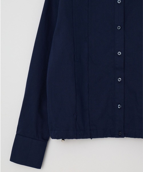 BEEDEN（ビーデン）の「SWITCHING SHIRT（シャツ/ブラウス・レディース・ホワイト/ネイビー/ブラウン・FREE）」の14枚目の写真
