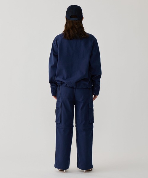 BEEDEN（ビーデン）の「SWITCHING SHIRT（シャツ/ブラウス・レディース・ホワイト/ネイビー/ブラウン・FREE）」の21枚目の写真