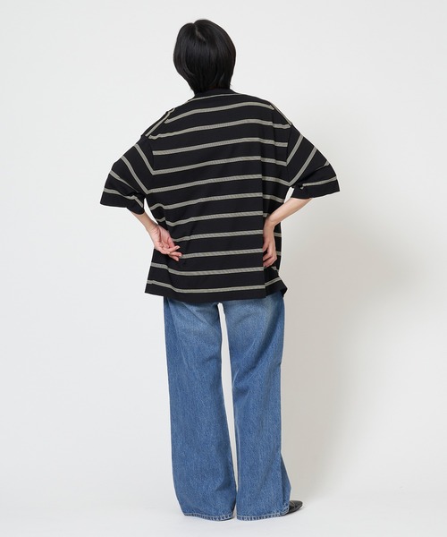 RYE TENDER（ライテンダー）の「RYE TENDER / ライテンダー CENTRE TEE（Tシャツ/カットソー・レディース・ブラック/ホワイト/ブラック系その他/イエロー系その他/イエロー系・1/2/0）」の12枚目の写真