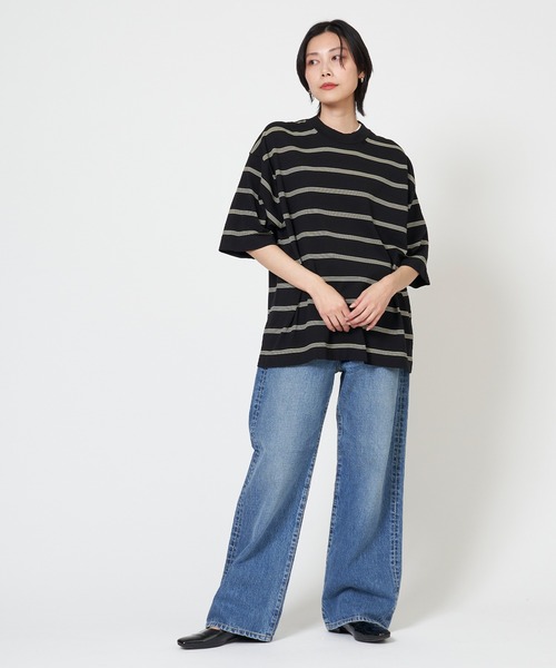RYE TENDER（ライテンダー）の「RYE TENDER / ライテンダー CENTRE TEE（Tシャツ/カットソー・レディース・ブラック/ホワイト/ブラック系その他/イエロー系その他/イエロー系・1/2/0）」の15枚目の写真