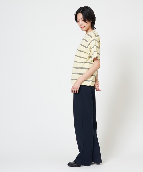 RYE TENDER（ライテンダー）の「RYE TENDER / ライテンダー CENTRE TEE（Tシャツ/カットソー・レディース・ブラック/ホワイト/ブラック系その他/イエロー系その他/イエロー系・1/2/0）」の18枚目の写真
